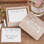 Guest Book Alternative - Wooden Date Ideas