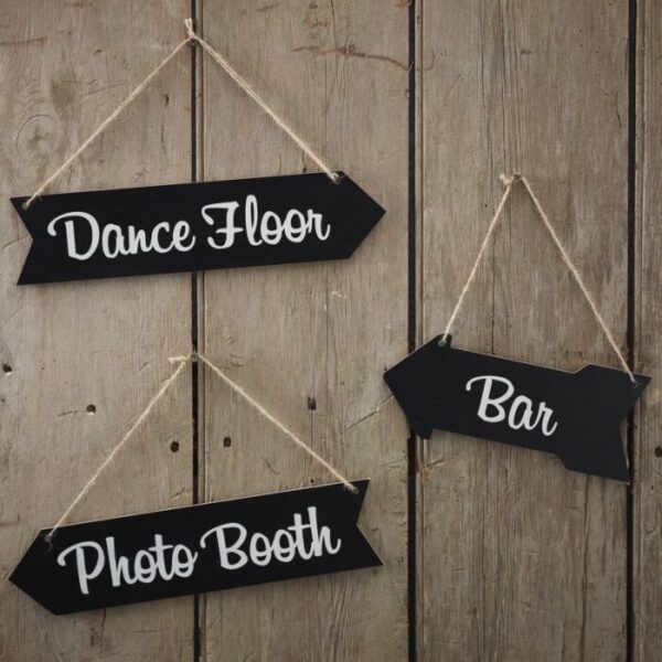 Party Arrow Signs - Pack of 3
