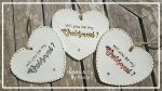 Wedding Proposal Clay Hearts