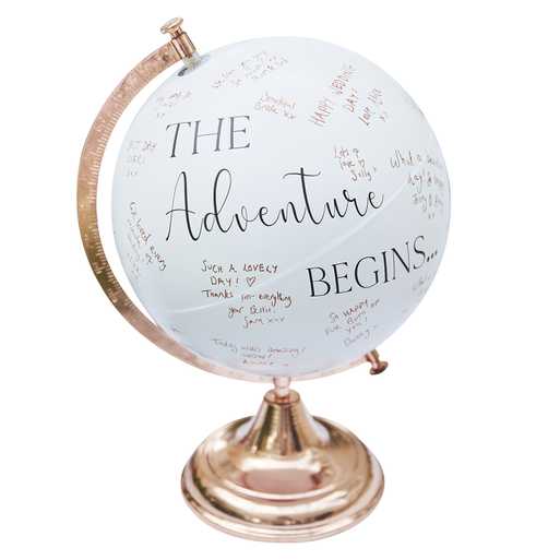 Guest Book Alternative - Wedding Globe