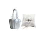 Flower Bud - Flower Basket & Ring Cushion Set