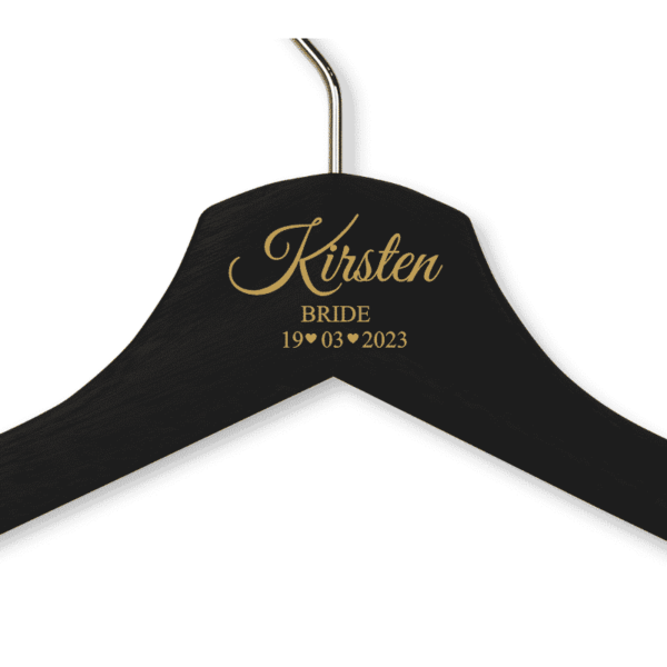 Kirsten's Black Wood Hanger - Child