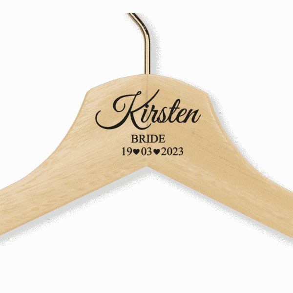 Kirsten's Natural Wood Hanger - Adult