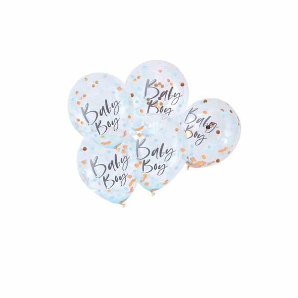 Baby Boy Blue Baby Shower Balloons