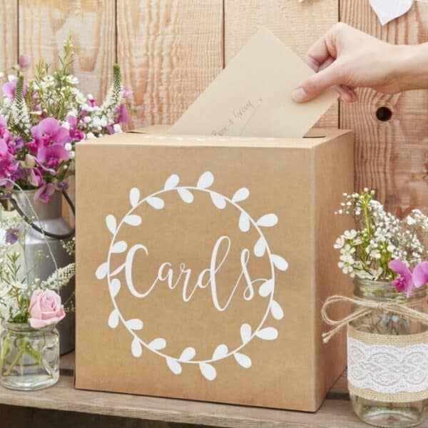 Cardboard Rustic - Card Gift Box