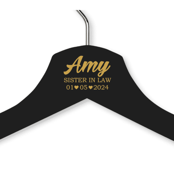 Amy's Black Wood Hanger - Child