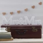 Mrs & Mrs Wooden Sign
