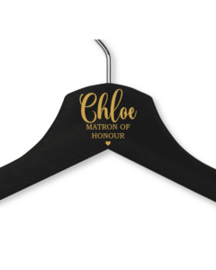 Chloe's Black Wood Hanger - Child