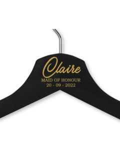Claire's Black Wood Hanger - Child