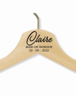 Claire's Natural Wood Hanger - Adult