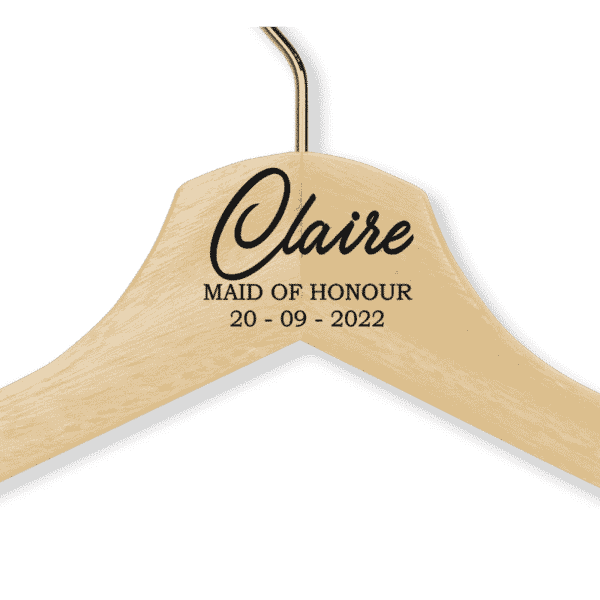 Claire's Natural Wood Hanger - Adult