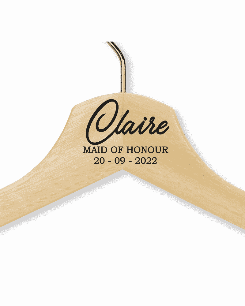 Claire's Natural Wood Hanger - Child