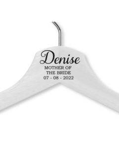 Denise's White Wood Hanger - Adult