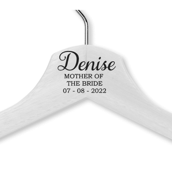 Denise's White Wood Hanger - Adult
