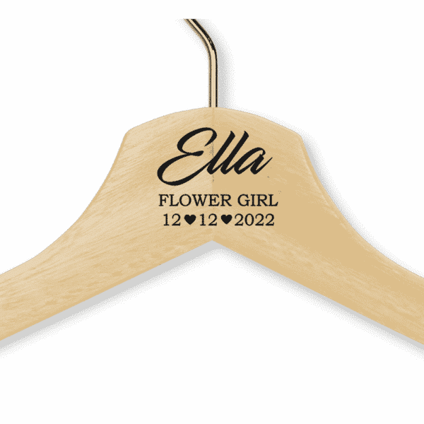 Ella's Natural Wood Hanger - Child