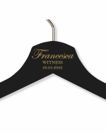 Francesca's Black Wood Hanger - Child