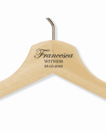 Francesca's Natural Wood Hanger - Child