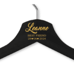 Leanne's Black Wood Hanger - Child