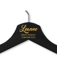 Leanne's Black Wood Hanger - Child