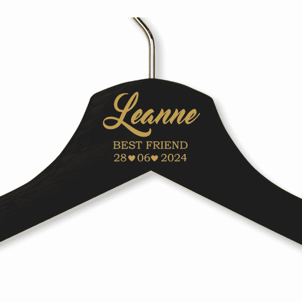 Leanne's Black Wood Hanger - Child
