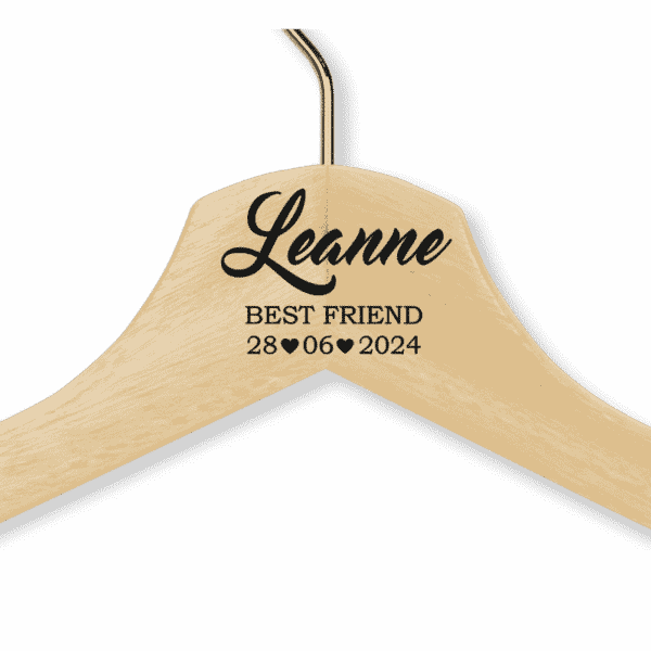 Leanne's Natural Wood Hanger - Child