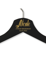 Nicole's Black Wood Hanger - Child