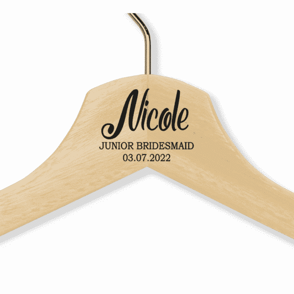 Nicole's Natural Wood Hanger - Adult