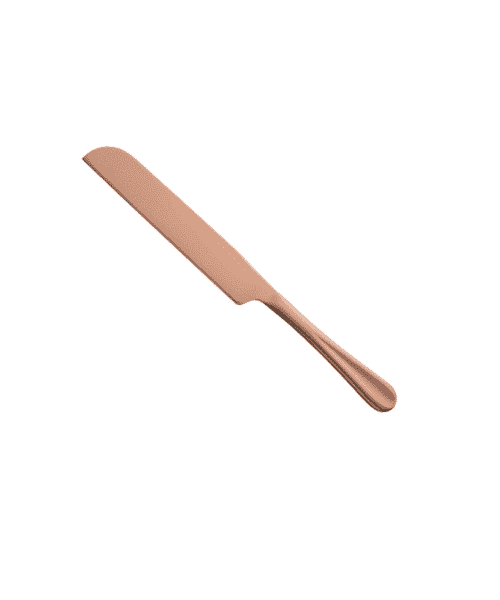 rosegoldknife.png Rose Gold - Large Cake Knife - Image 1