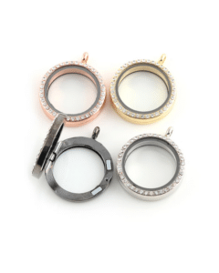 Bouquet Photo Charm - Circle