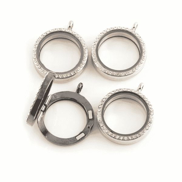 Bouquet Photo Charm - Circle
