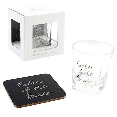 Father of the Bride - Glass & Coaster