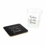 Father of the Groom - Glass & Coaster