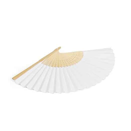 White Bamboo - Hand Fan