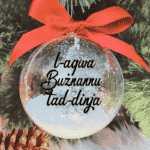 L-Aqwa Bużnannu tad-Dinja - 10cm Acrylic Bauble