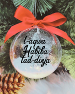 L-Aqwa Ħabiba tad-Dinja - 10cm Acrylic Bauble