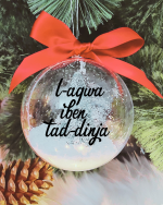 L-Aqwa Iben tad-Dinja - 10cm Acrylic Bauble