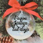 L-Aqwa Kollega tad-Dinja - 10cm Acrylic Bauble