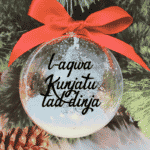 L-Aqwa Kunjatu tad-Dinja - 10cm Acrylic Bauble