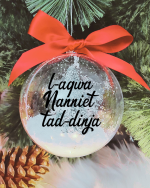 L-Aqwa Nanniet tad-Dinja - 10cm Acrylic Bauble