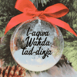 L-Aqwa Waħda tad-Dinja - 10cm Acrylic Bauble