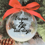 L-Aqwa Zija tad-Dinja - 10cm Acrylic Bauble