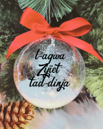 L-Aqwa Zijiet tad-Dinja - 10cm Acrylic Bauble