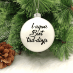 L-Aqwa Bint tad-Dinja - 8cm Glass Bauble