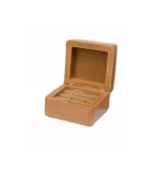 Wooden Ring Box - Natural