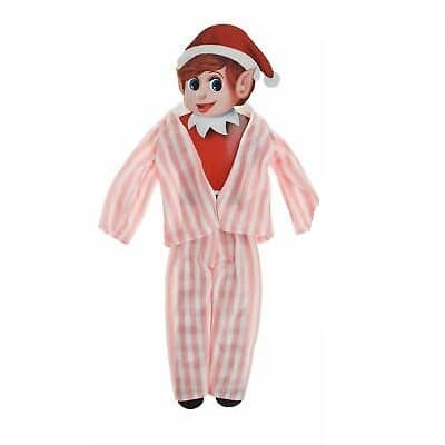 Elves Behavin' Badly - Pink Striped PJ
