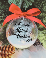 L-Ewwel Milied Flimkien - 10cm Acrylic Bauble