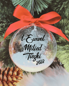 L-Ewwel Milied Tiegħi - 10cm Acrylic Bauble