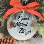 L-Ewwel Milied Zija - 10cm Acrylic Bauble