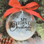 First Christmas Baby - 10cm Acrylic Bauble