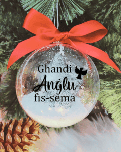 Għandi Anġlu fis-Sema - 10cm Acrylic Bauble